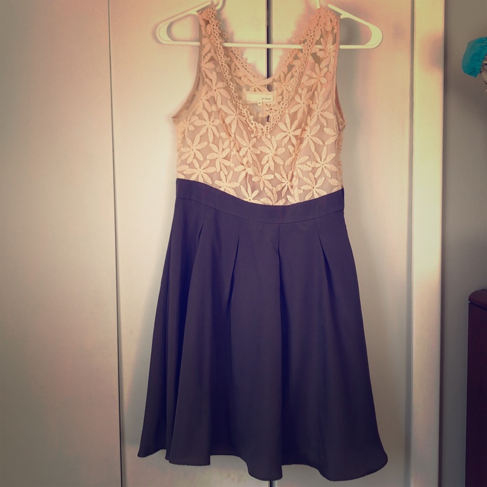 Blush & Grey cocktail dress